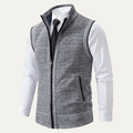 The Ridgecrest Men’s Business Casual Knit Zip Up Sweater Vest