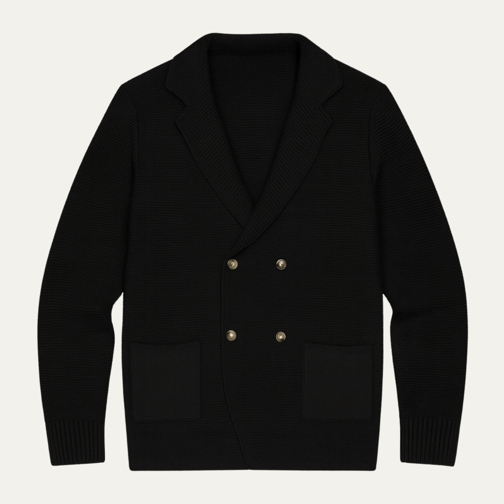 The Pisa Men’s Smart Casual Double Breasted Knit Cardigan