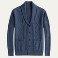 The Edinburgh Men’s Luxury Wool Button Cardigan