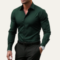 The Hawthorne Men’s Stretch Button Up Slim Fit Dress Shirt