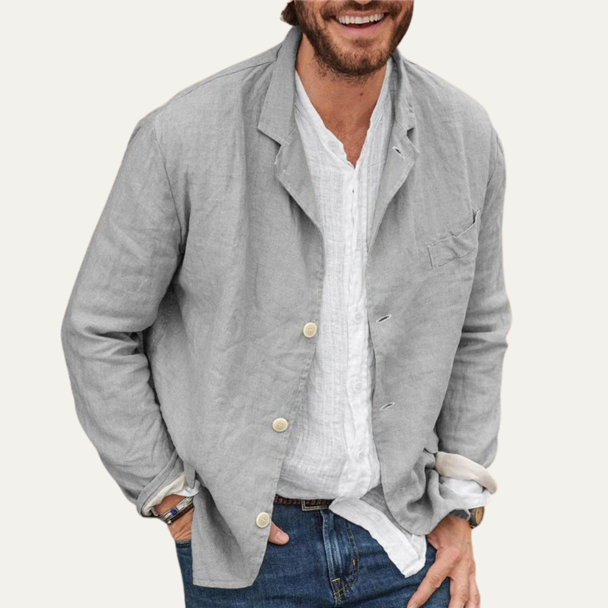 The Milan Men's Stylish Jacket - Lightweight Blazer