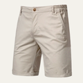The Roseland Men’s Premium Cotton Flat Front Summer Shorts