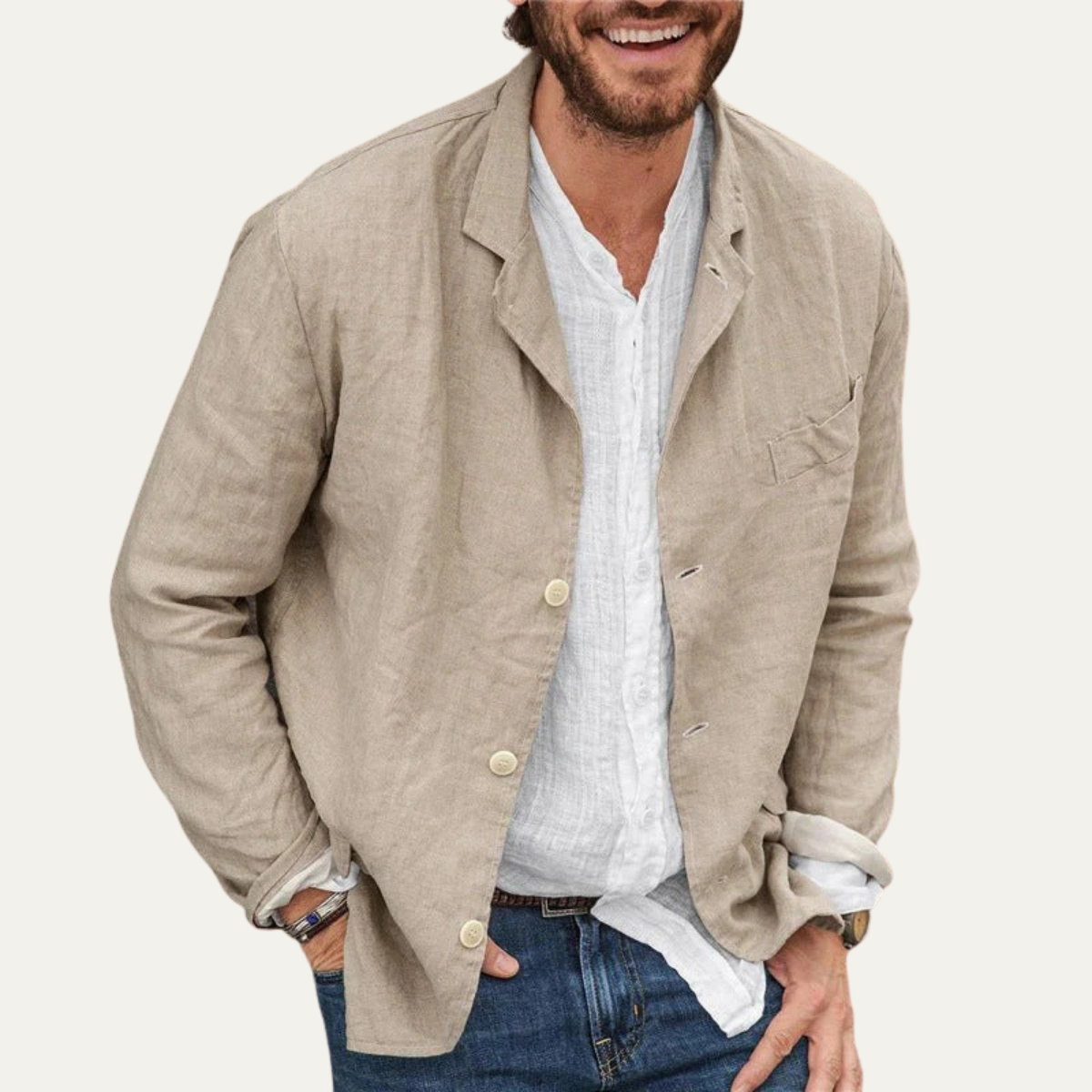 The Milan Men's Stylish Jacket - Lightweight Blazer