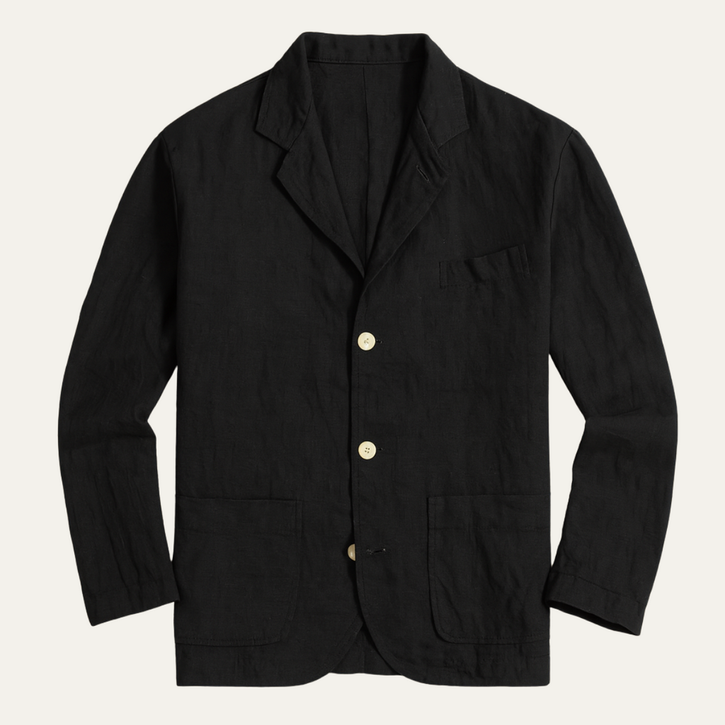 Men's Stylish Cotton Jacket - Lightweight Blazer - Wedding Guest