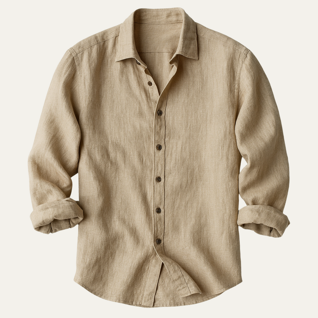 The Zurich Vintage Long Sleeve Cotton Shirt for Men