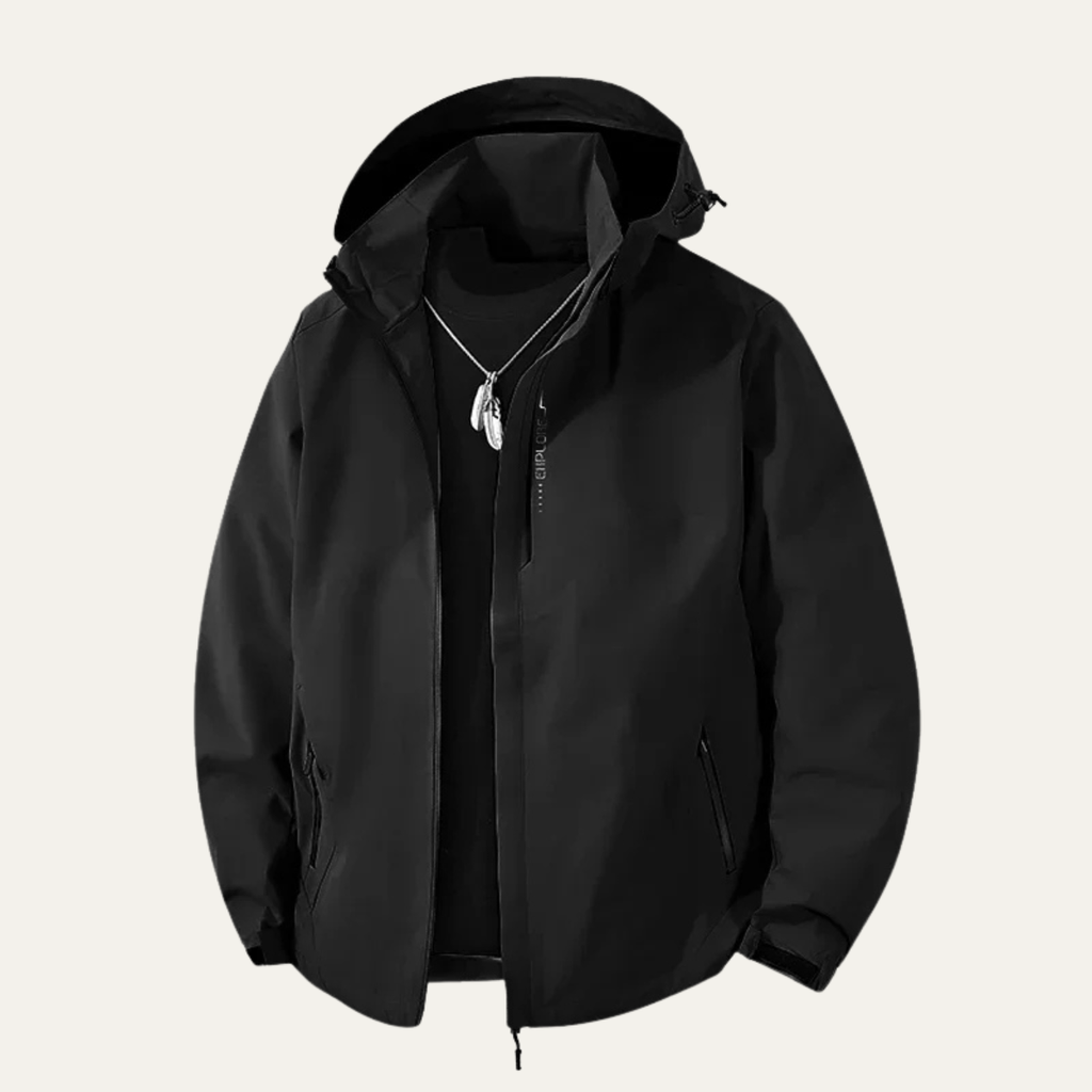 The Grandmere Waterproof Softshell Rain Jacket – Windproof Hooded Outdoor Hiking Coat