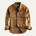 The Bellwood Men’s Vintage Canvas Cargo Shirt Jacket