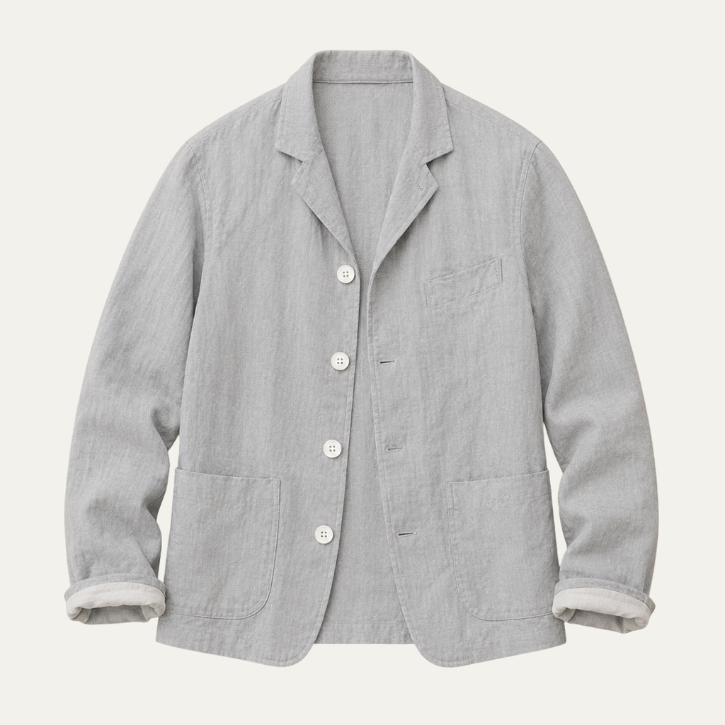 The Santa Rosa Men’s Casual Linen Overshirt