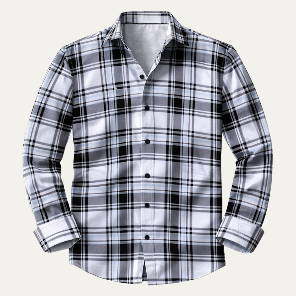The Livorno Men’s Western Style Shirt Cowboy Print Trendy Shirt