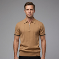 The Briarcliff Men’s Quarter Zip Polo Shirt
