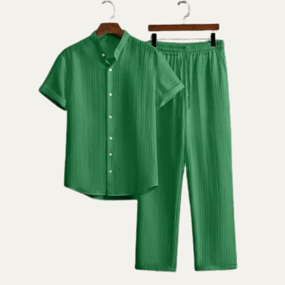 The Pinewater Men’s Linen Summer Trendy Set – Shirt & Pants