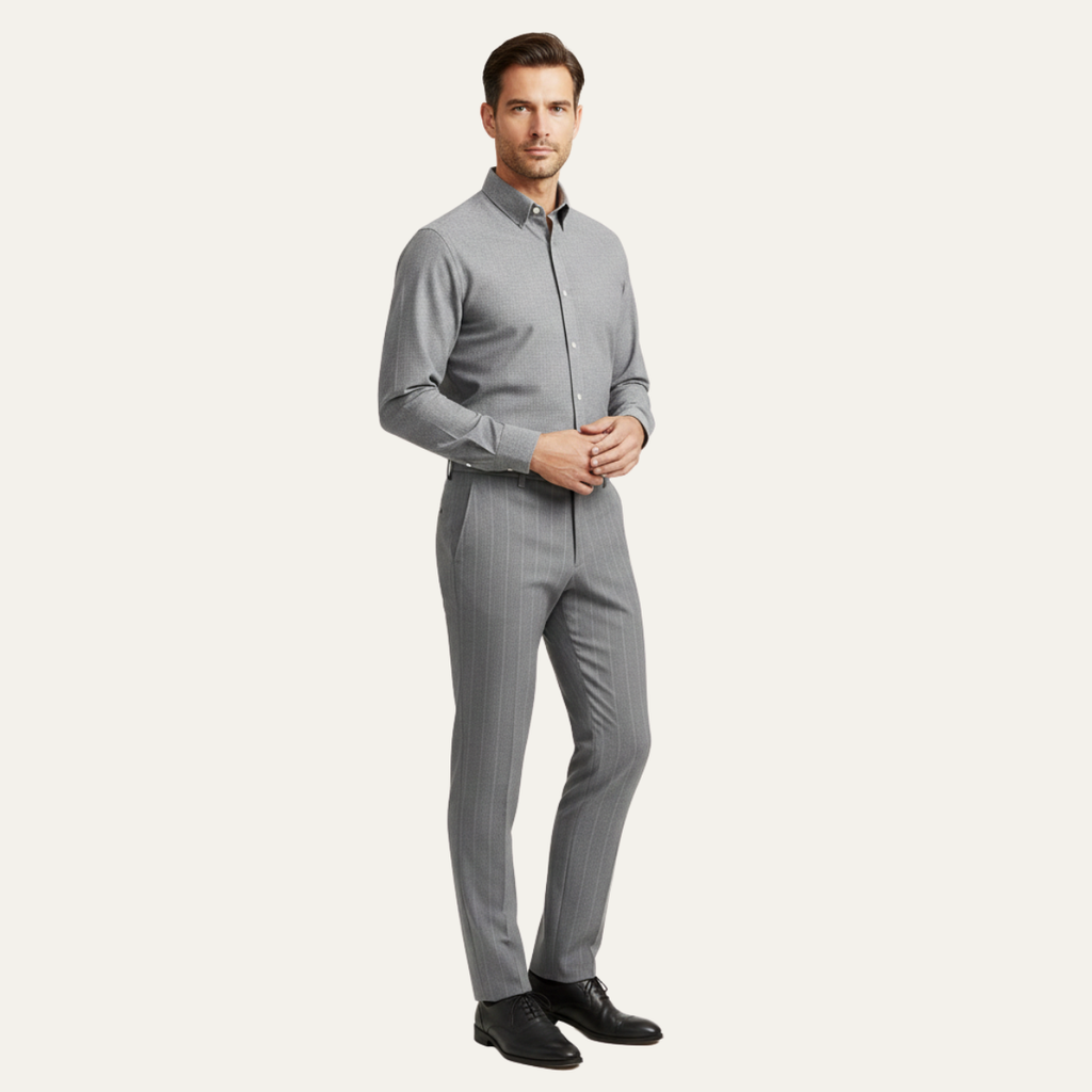 The Glenfall Men’s Slim Fit Stretch Luxury Dress Pants