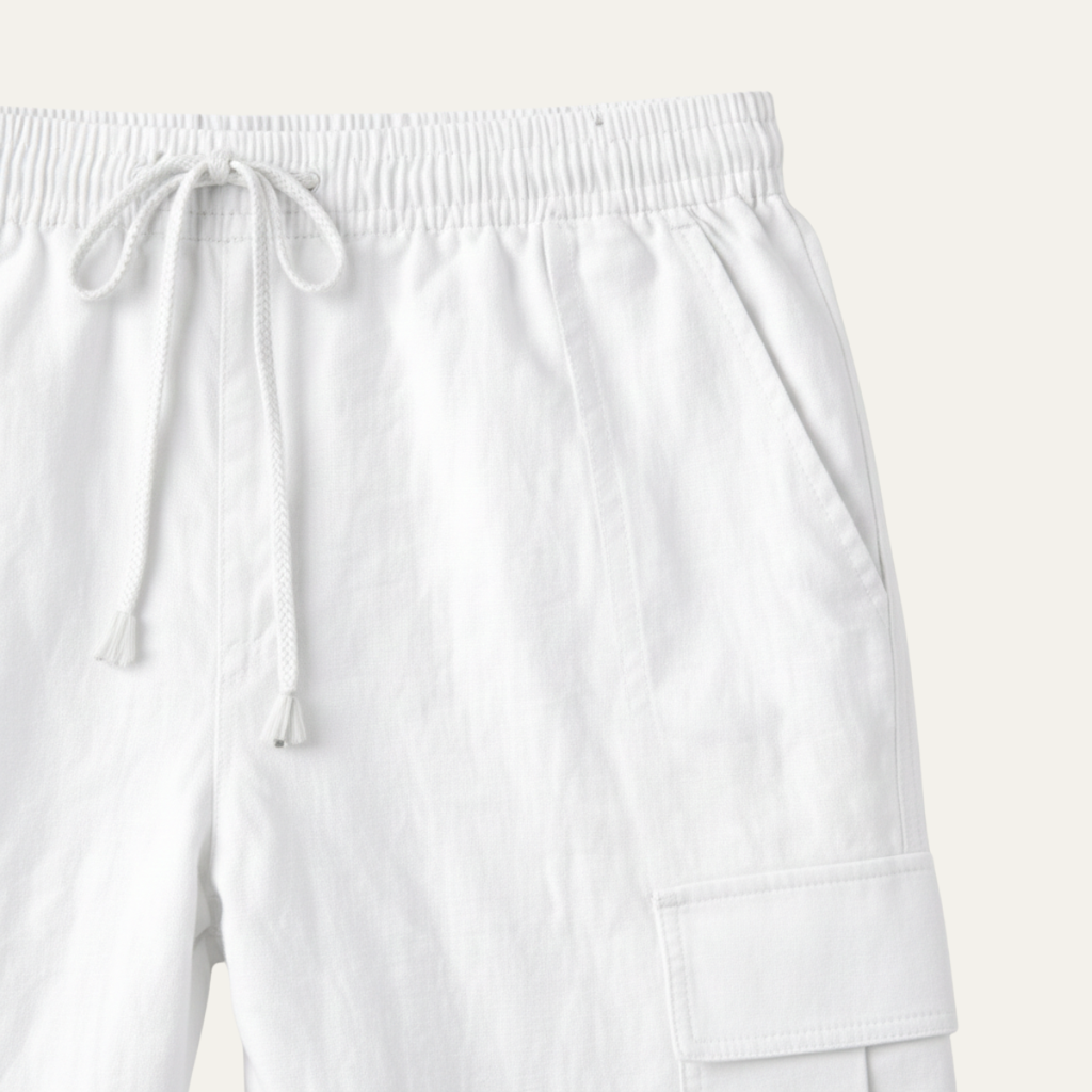 The Meadowwater Men’s Loose Fit Cotton Linen Drawstring Pants