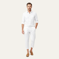The Meadowcrest Men’s Casual Lightweight Summer Set – Shirt & Pants Set