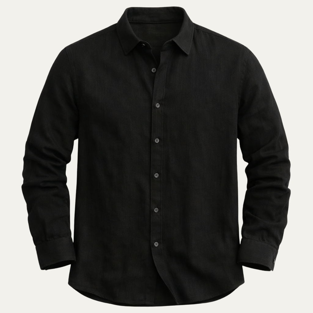 The Rovato Men's Lightweight Long Sleeve Button Shirt