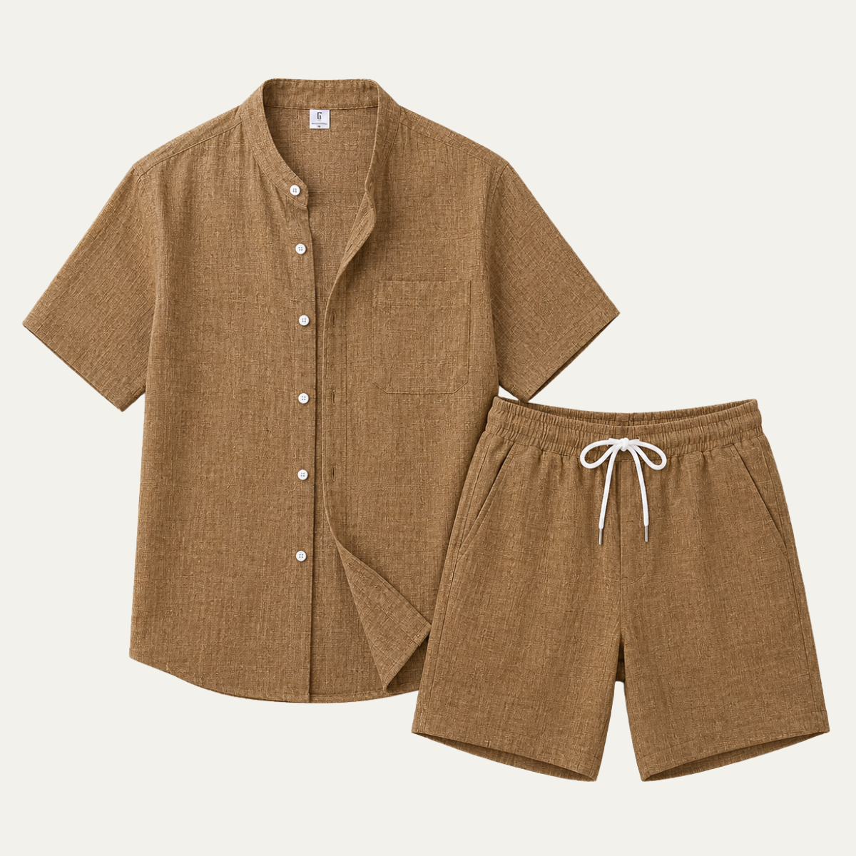 The Sedona Men’s Linen Lounge Matching Set