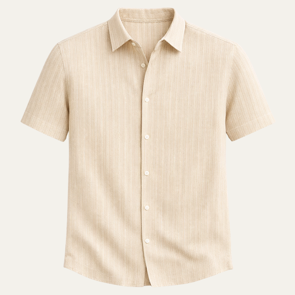 The Lazise Men's Short Sleeve Button Shirt