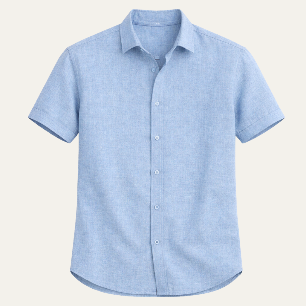 The Belluno Men's Short Sleeve Button Shirt