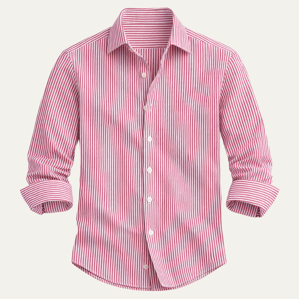 The Cody Men’s Smart Classic Striped Linen Shirt