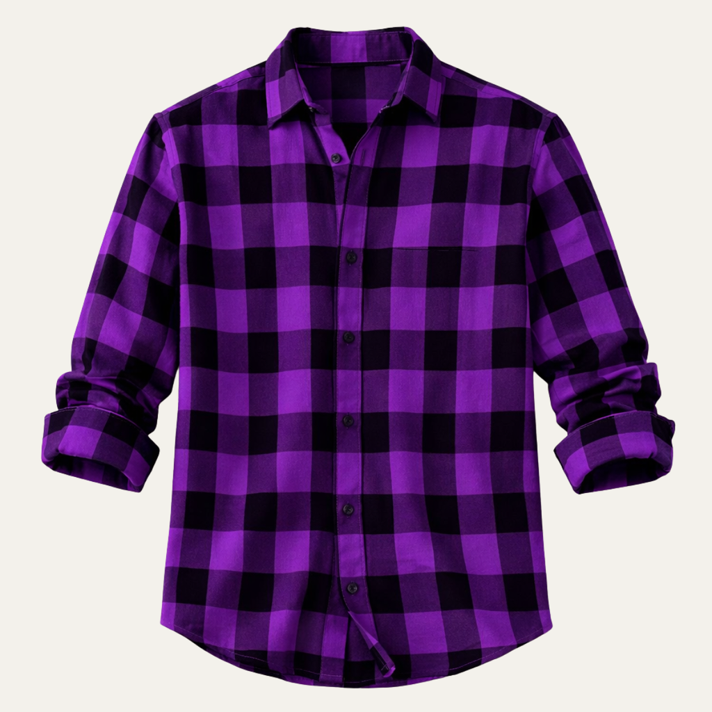 The Desenzano Men’s Trendy Plaid Button-Up Shirt
