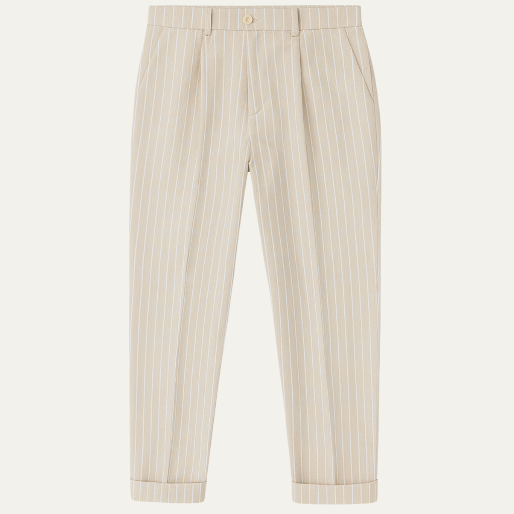 The Coolangatta Men’s Vertical Stripe Tailored Smart Dress Pants