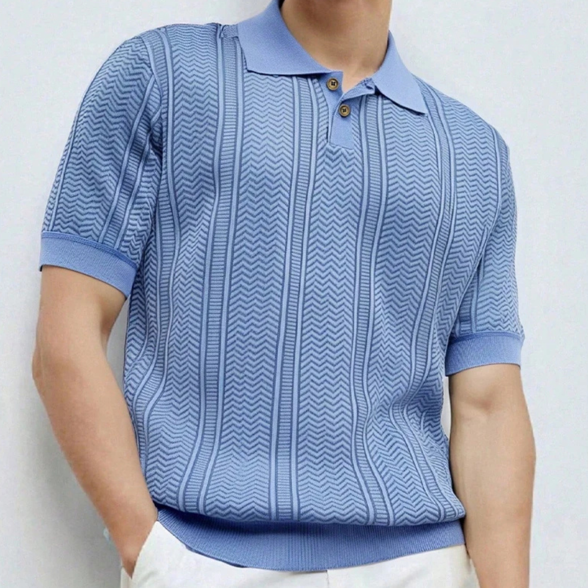 The Naples Men's Knit Polo Shirt