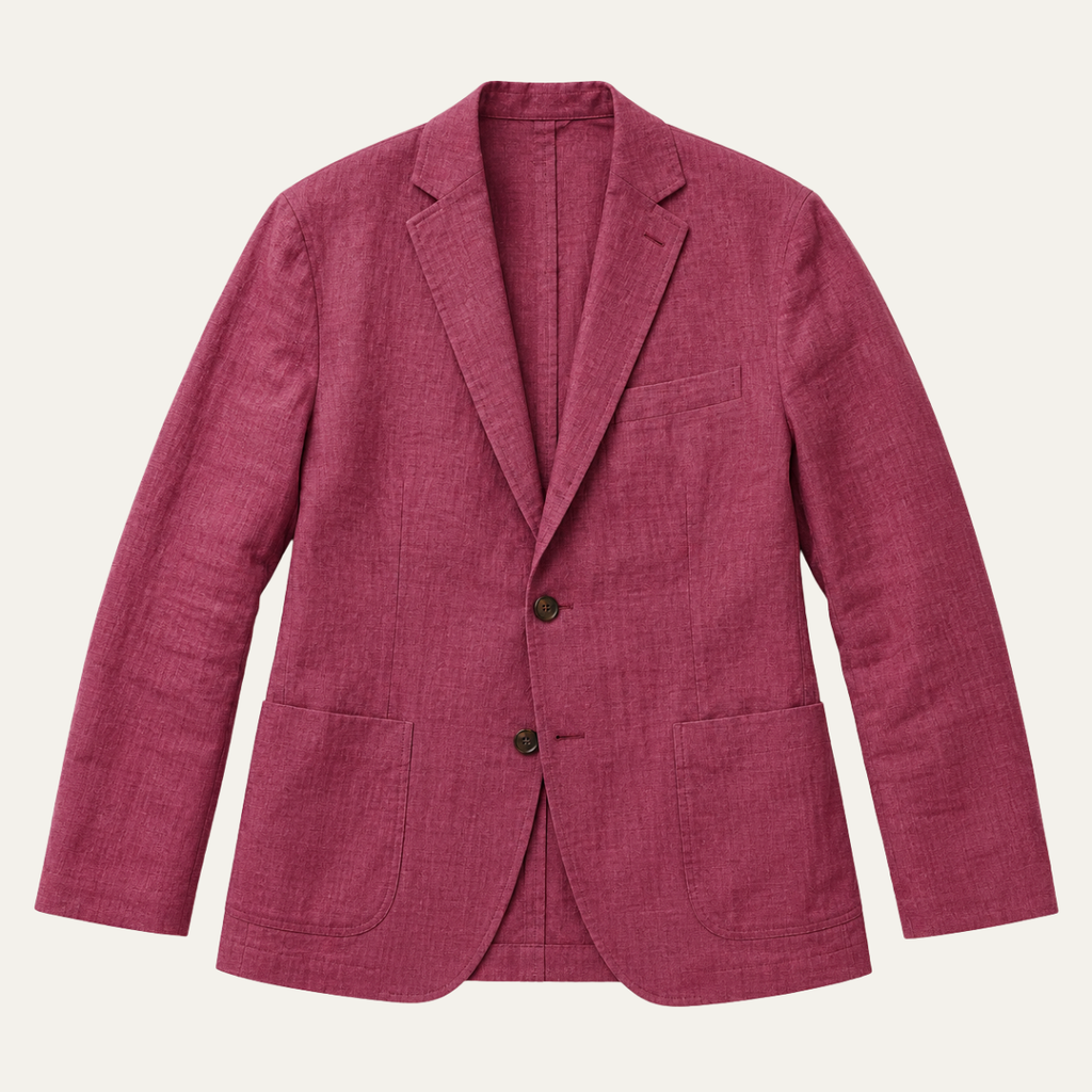 The Montvale Men’s Linen Blazer Jacket