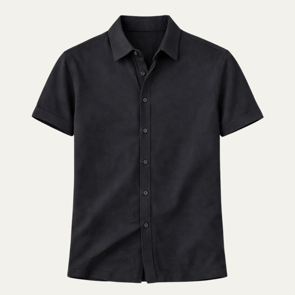 The Belluno Men’s Casual Business Solid Button-Up Shirt