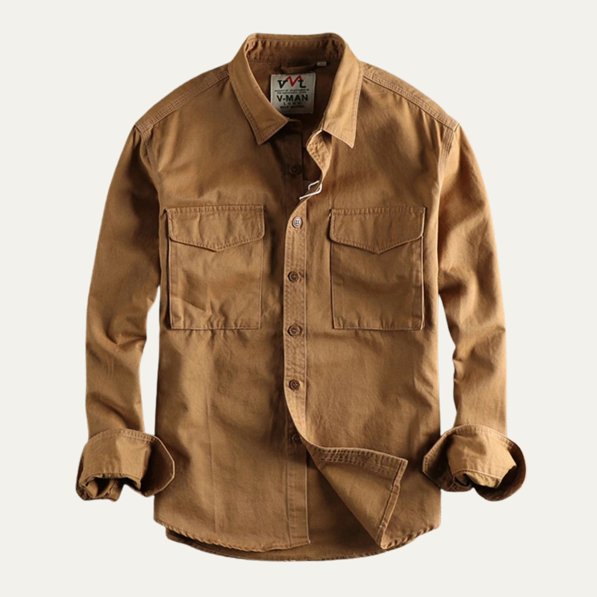 The Hartwell Men's Safari Style Button Up Casual Shirt