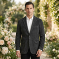 The Policoro Men’s Single Breasted Blazer with Notched Lapel - Wedding Guest