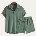 The Longview Men’s Summer Casual Set Shirt & Shorts