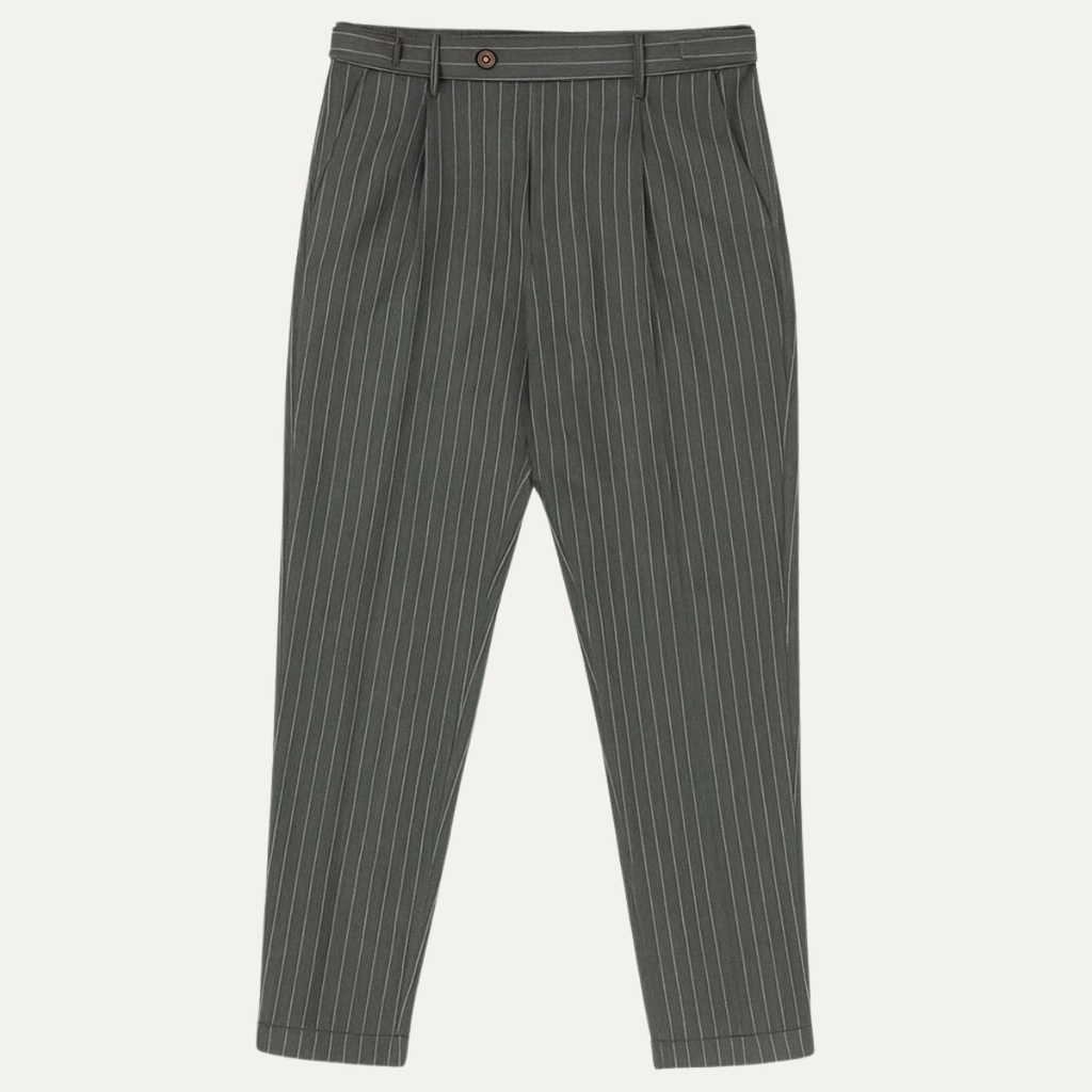 The Cullen Bay Men’s  Slim Fit  Pinstripe Pleated Dress Pants