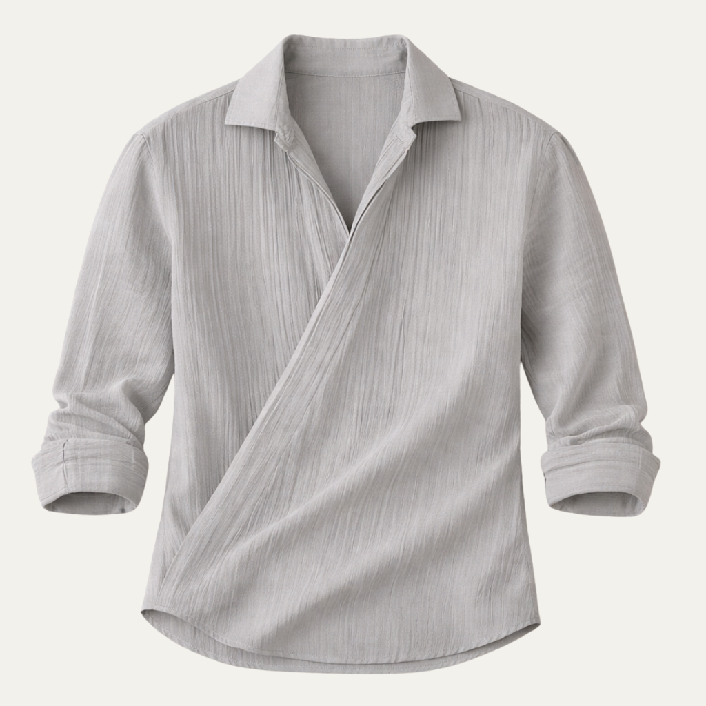 The Devonshire Men’s Slim Fit Business Dress Shirt – Gray