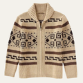 The Serravalle Men’s Button Up Knit Cashmere Shawl Collar Cardigan