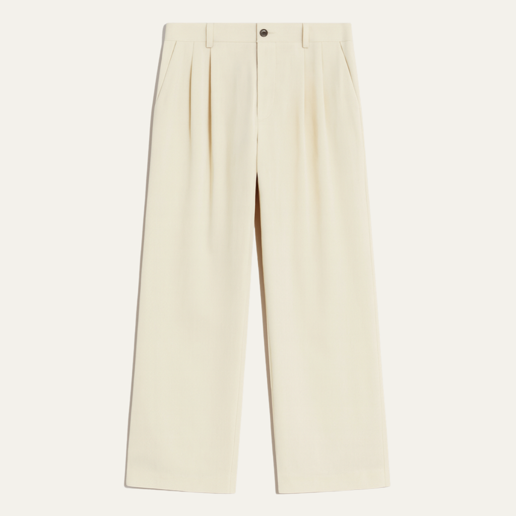 The Caloundra Men’s Premium Wide Leg Corduroy Pleated Dress Pants