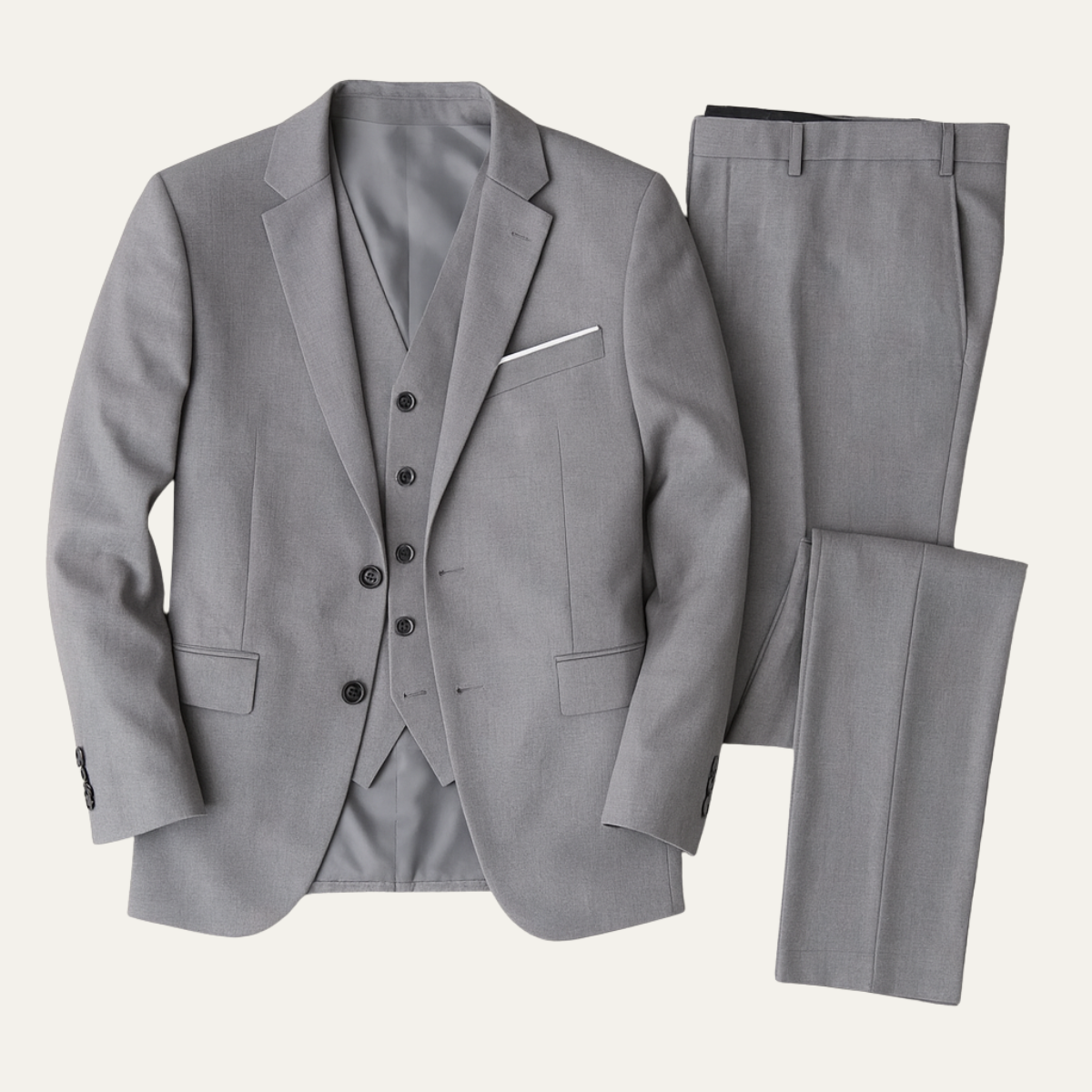 The Bristol Men’s 3 Piece Slim Fit Suit – Blazer, Waistcoat & Pants