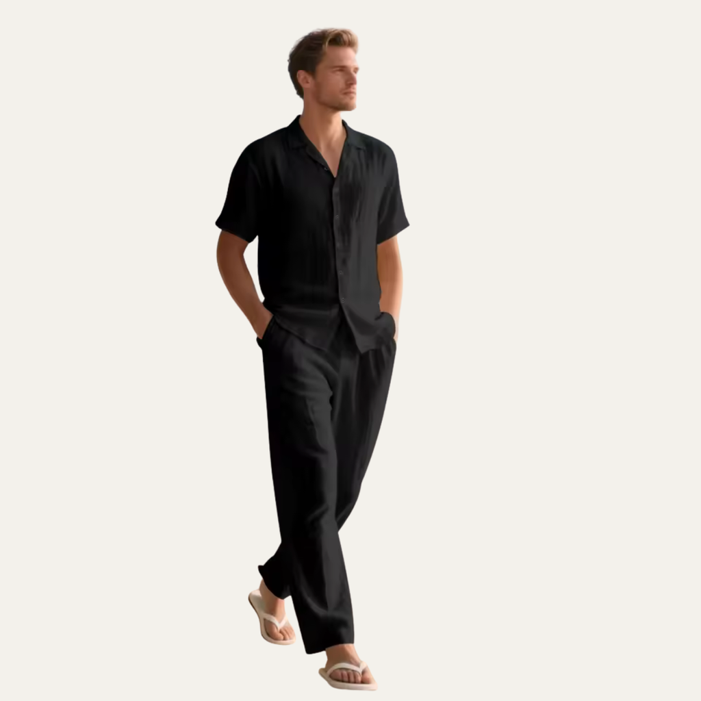 The Palo Alto Men's Linen Summer Matching Set