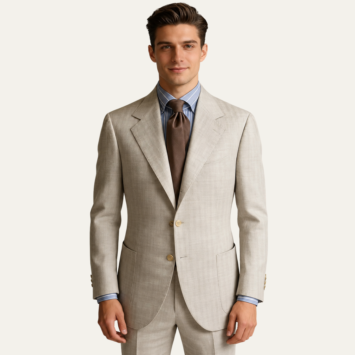 The Atherton Men's Smart Linen Blazer