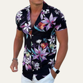 The Silverhill Ridge Men’s Summer Tropical Coconut Print Hawaiian Beach Shirt