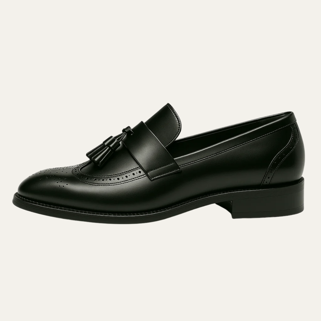 The Viareggio Men’s Leather Penny Loafers