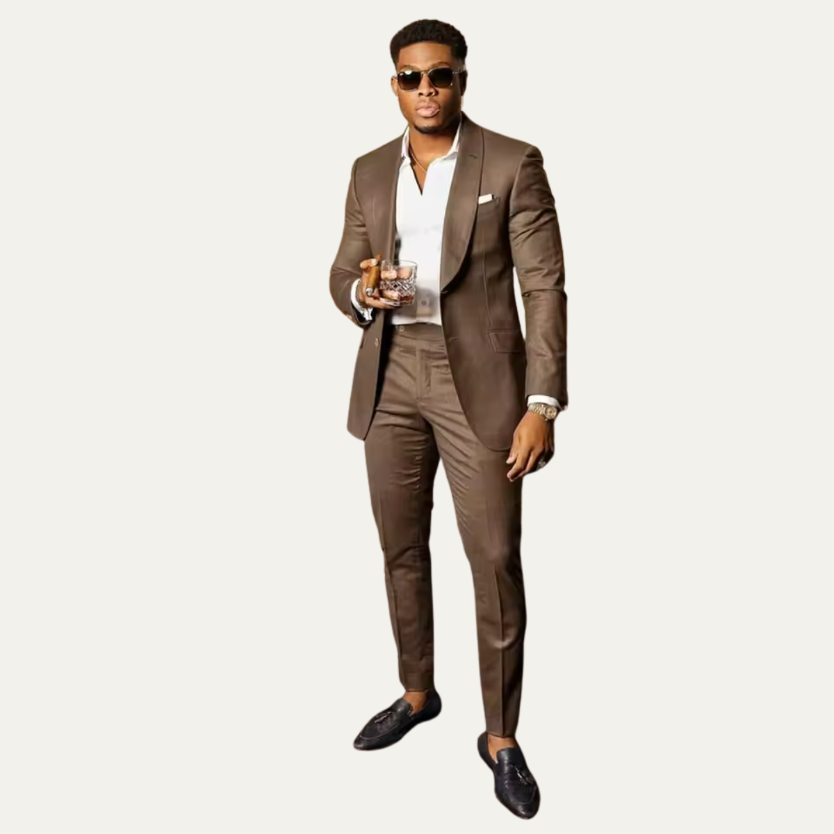 The Carlsbad Men’s Slim Fit Tuxedo Suit