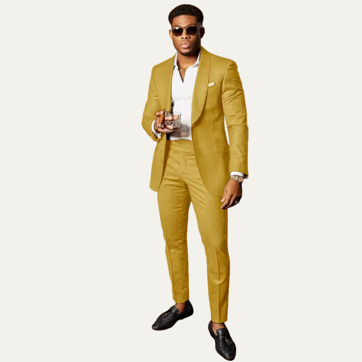 The Carlsbad Men’s Slim Fit Tuxedo Suit