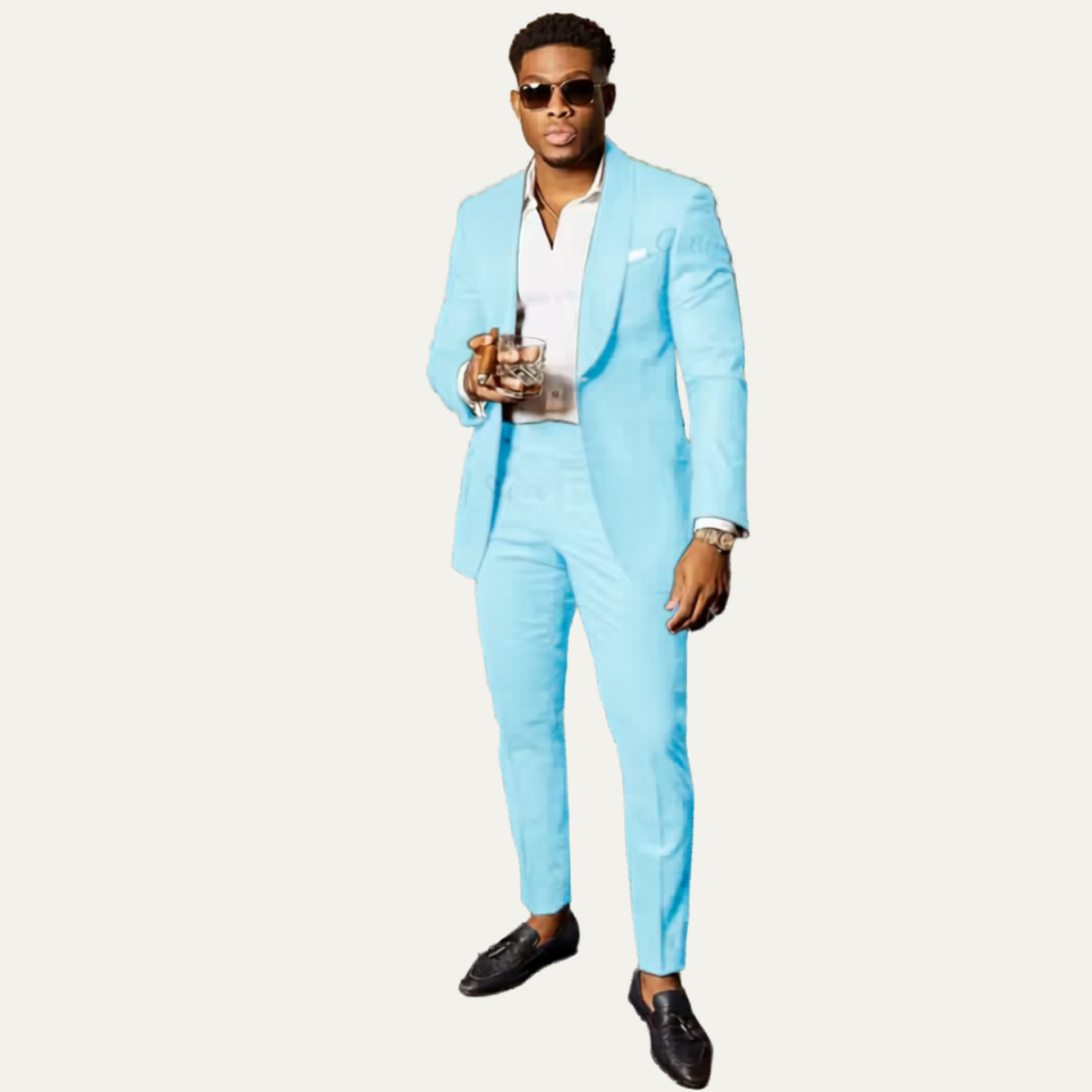 The Carlsbad Men’s Slim Fit Tuxedo Suit