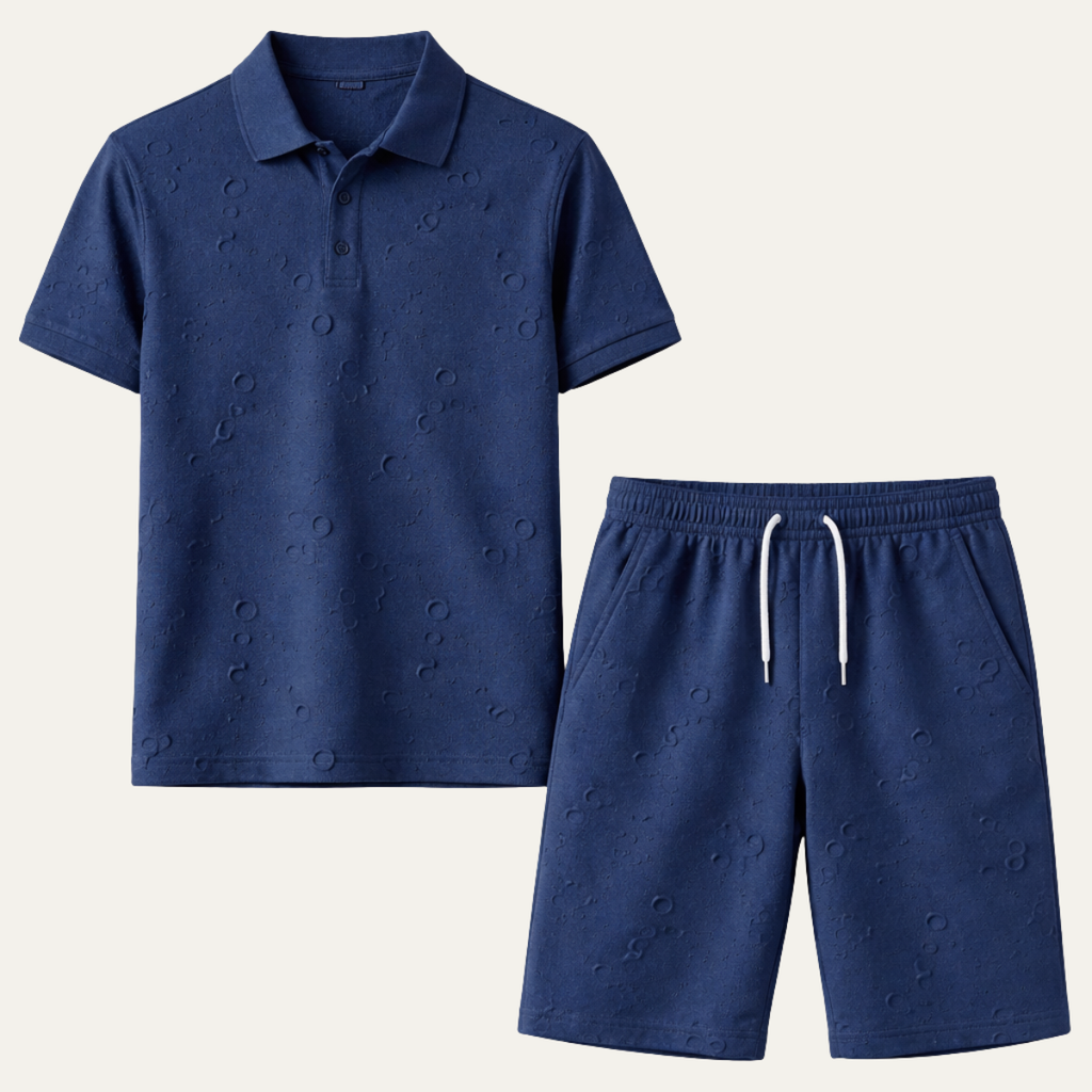 The Silverwood Men’s Lightweight Beachwear Set –Shirt & Shorts Set