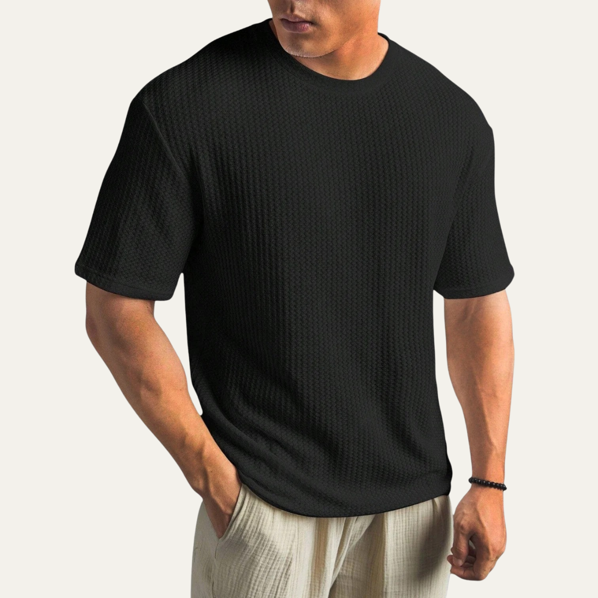 The Berkhamsted Men's Textured Casual T Shirt