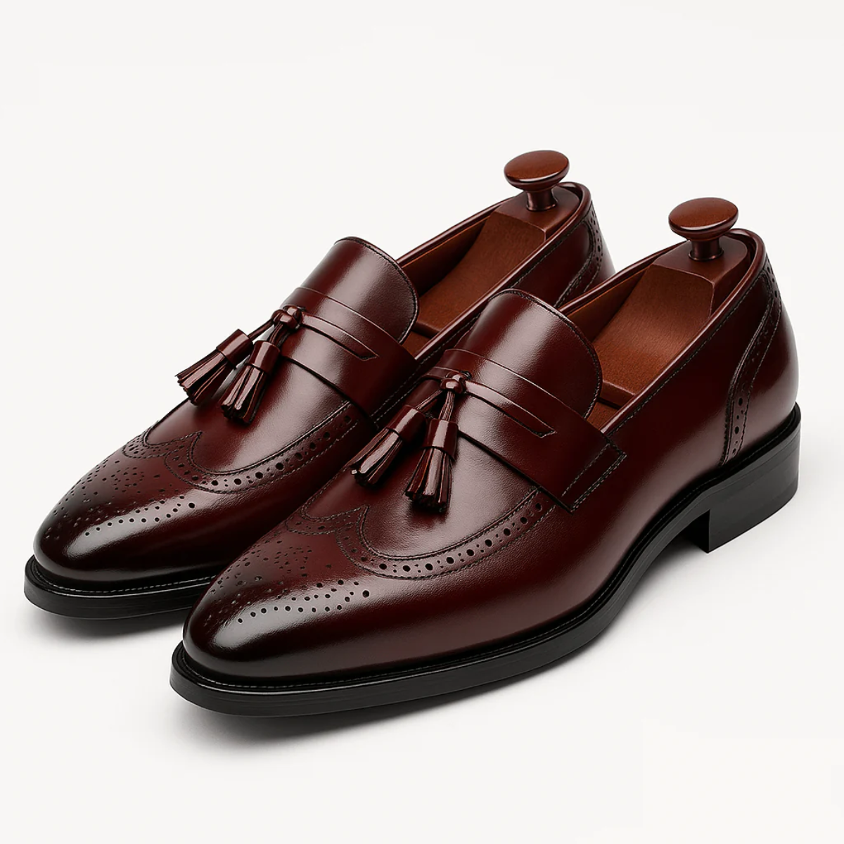 The Viareggio Men’s Leather Penny Loafers