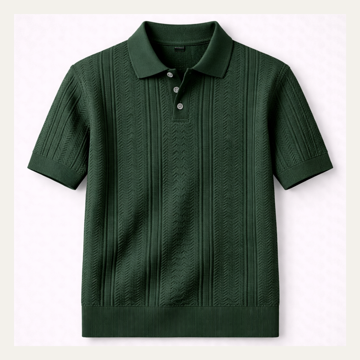 The Monopoli Men’s Breathable Business Knit Polo Shirt