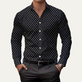The Merano Men’s Geometric Print Button Down Shirt