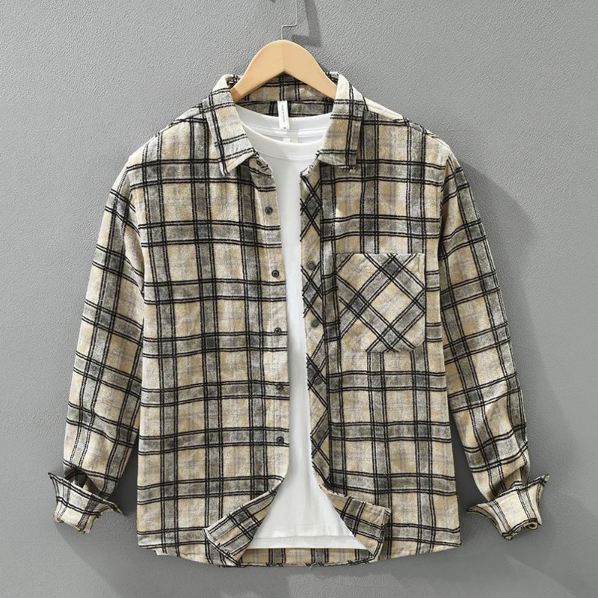 The Southgate Men’s Vintage Plaid Brushed Shirt