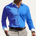 The Ponte Vedra Men’s Trendy Smart Fit Striped Linen Shirt